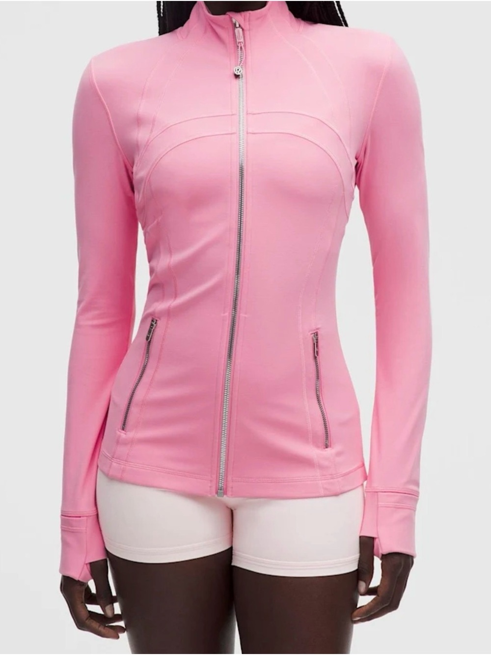 RARE Lululemon Define Jacket Nulu Candy Cloud/Mirror Silver Size 4 NWOT